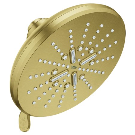 GROHE Rush Smartactive 165 Showerhead, 1.75Gpm R, Gold 26789GN0